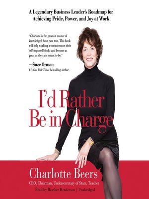cover image of I'd Rather Be in Charge